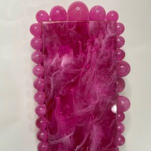 Acrylic colorful clutch